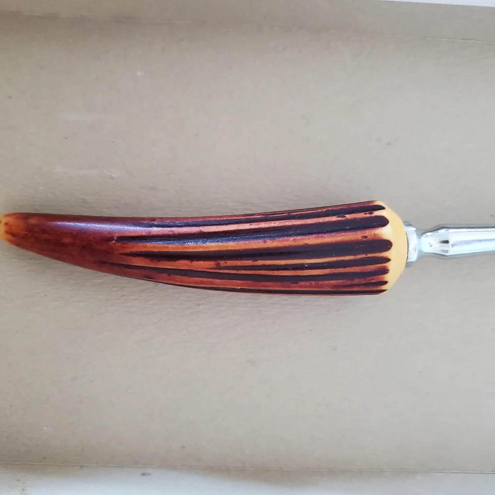 VTG 60's REGENT SHEFFIELD Stag Horn Carving 13